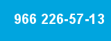 966 226-57-13
